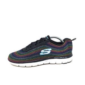 Skechers Womens 10 Shoes Flex Sole 2.0 Multicolor Rainbow Athletic Sneakers